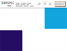 Tablet Screenshot of darspec.com
